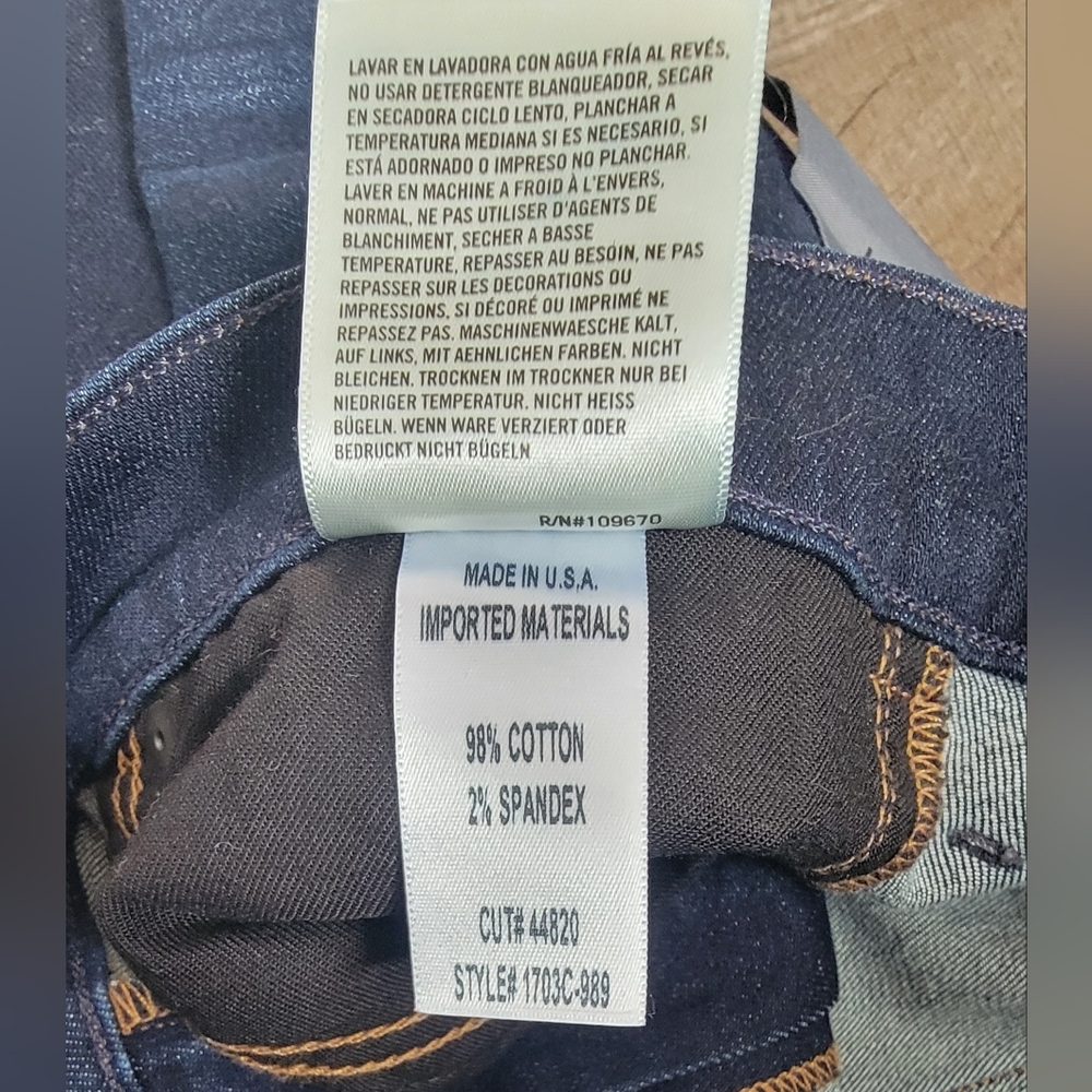 Citizens Of Humanity Chloe Mid Rise Super Flare Jean's Women's 28 Dark Blue Wash - Picture 15 of 16